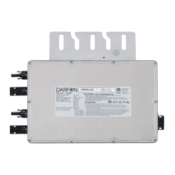 Darfon G640 User Manual