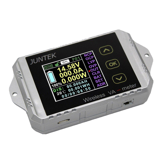 Juntek VAT series Quick Manual