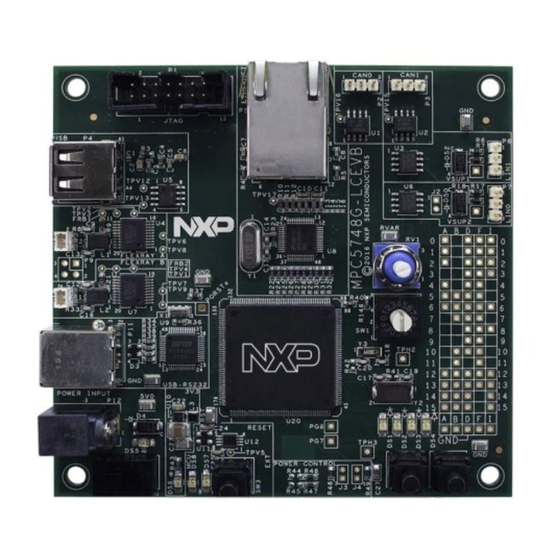 NXP Semiconductors MPC5748G Low Cost EVB User Manual