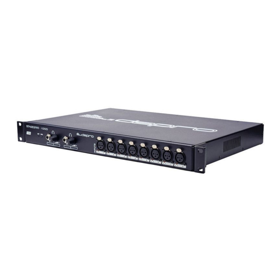 WSG DSPRO STAGEGRID 1000 User Manual