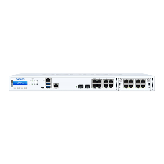 Sophos XGS 2100 Quick Start Manual