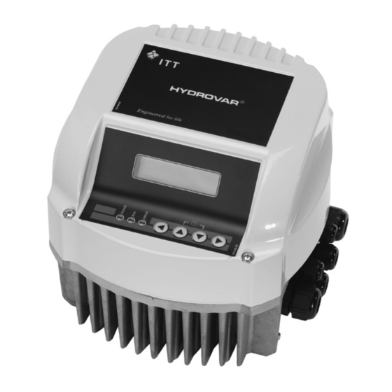 ITT HYDROVAR Quick Start Manual