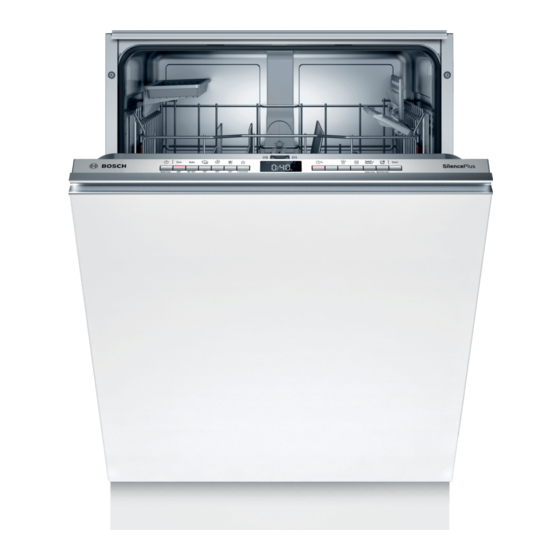 Bosch SHV4HAX48E Information For Use
