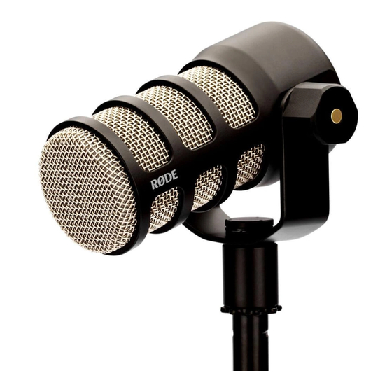 RODE Microphones PODMIC Quick Start Manual