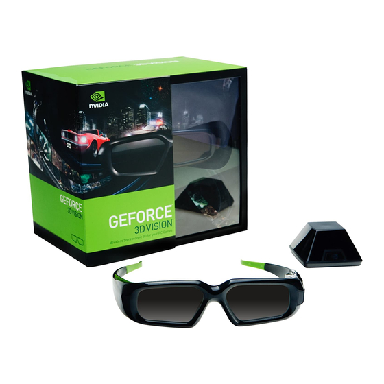 Nvidia 3D Vision Pro User Manual