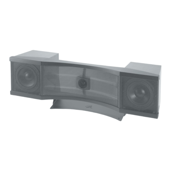 MartinLogan STAGECenter Channel Speaker User Manual