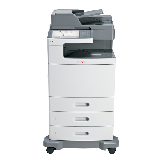 Lexmark X790 Series User Manual