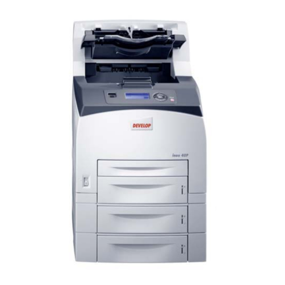 Develop ineo 40P Product Manual