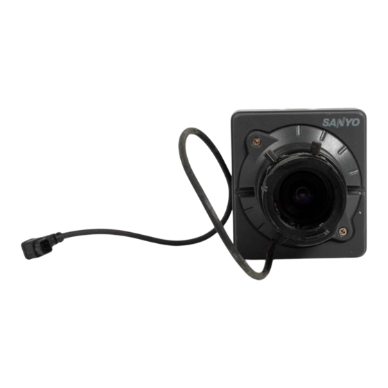 Sanyo Colour CCD Camera VCC-5775P Instruction Manual