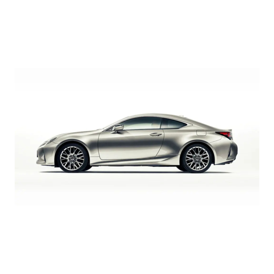 Lexus RC300h Manual