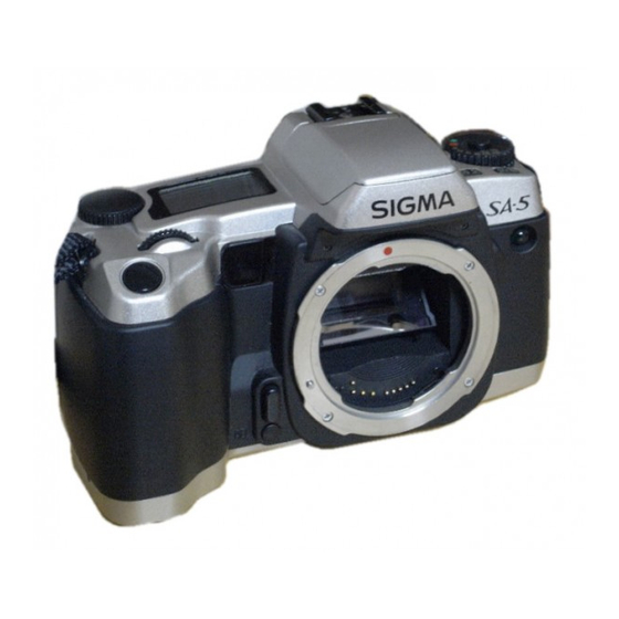 Sigma SA-5 Manual