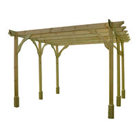 Rutland County Garden Furniture Double Pergola Assembly Instructions Manual