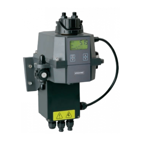 KROHNE OPTISENS OAM 1050 Technical Data Sheet
