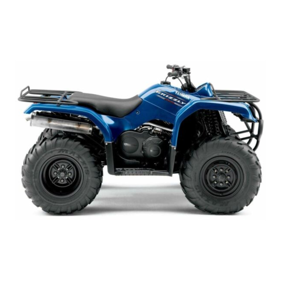 Yamaha GRIZZLY 350 YFM35GW Owner's Manual