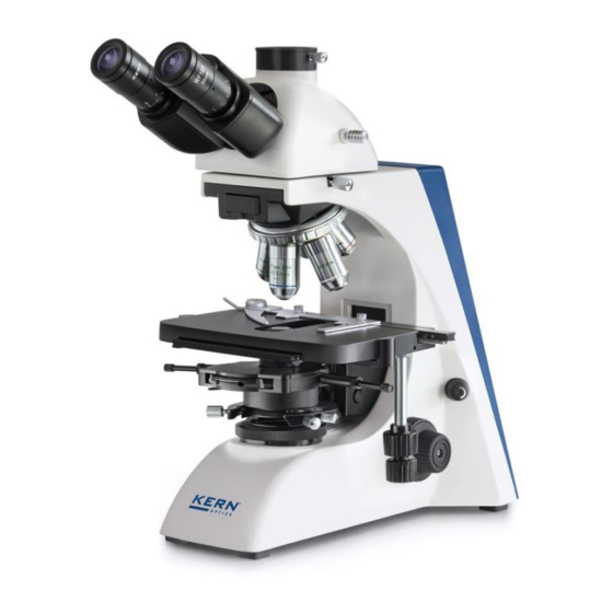 User Manuals: KERN Optics OBN-15 Light Microscope