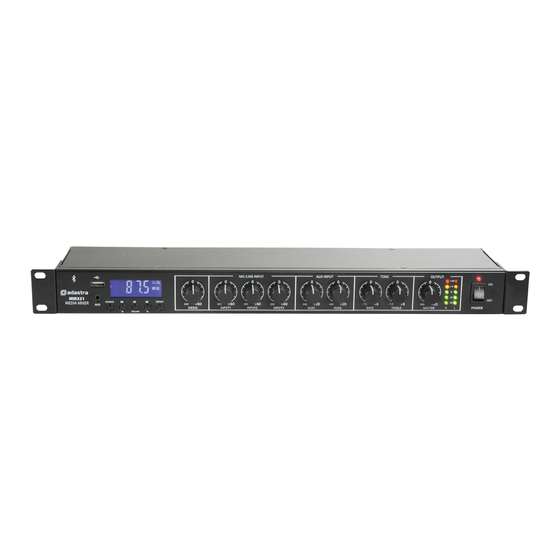Adastra MM321 User Manual