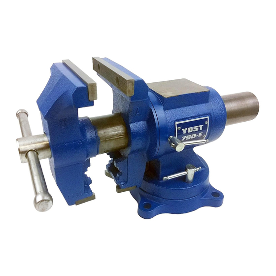 Yost Vise 750-E Manual