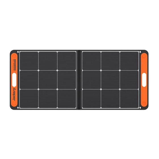 Jackery SolarSaga 100 User Manual