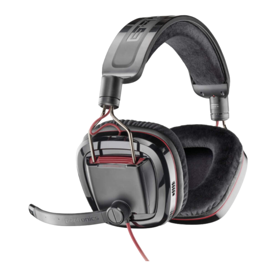 Plantronics GameCom 780 Getting Started Manual