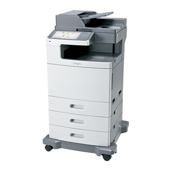 Lexmark X790 series User Manual
