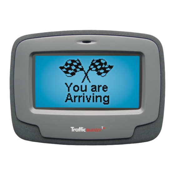 Trafficmaster Smartnav Touch Screen User Manual