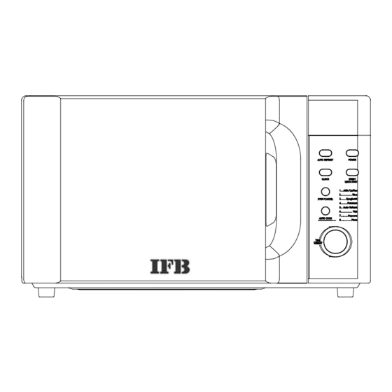 IFB 17PM1S Microwave Oven Manuals