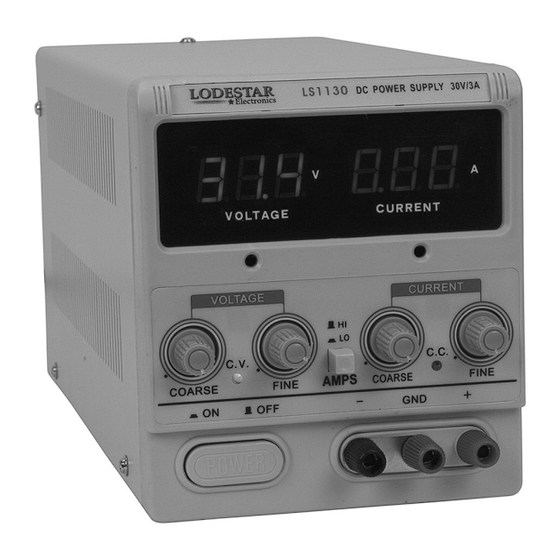 Lodestar LS1130 Instruction Manual