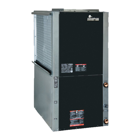 ClimateMaster Tranquility TZH 024 Series Installation, Operation & Maintenence Manual