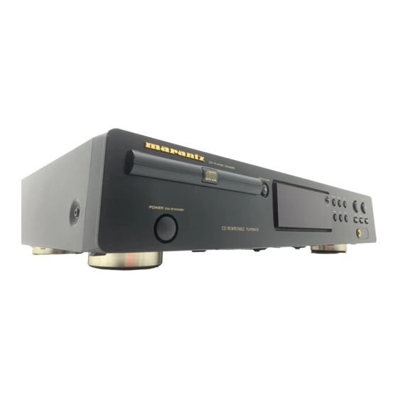 Marantz CD4000 User Manual