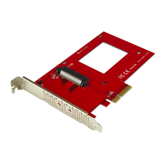 StarTech.com PEX4SFF8639 Manual