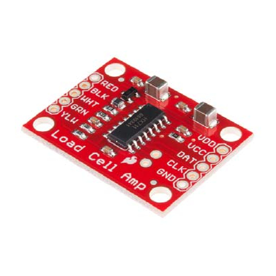 sparkfun HX711 Manual