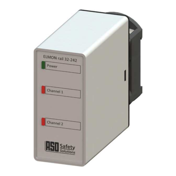 ASO Safety Solutions ELMON rail 34-32 Manuals