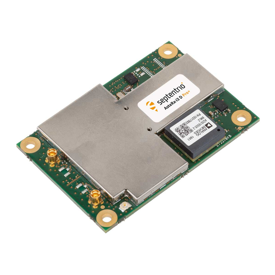 SEPTENTRIO AsteRx-i3 Hardware Manual