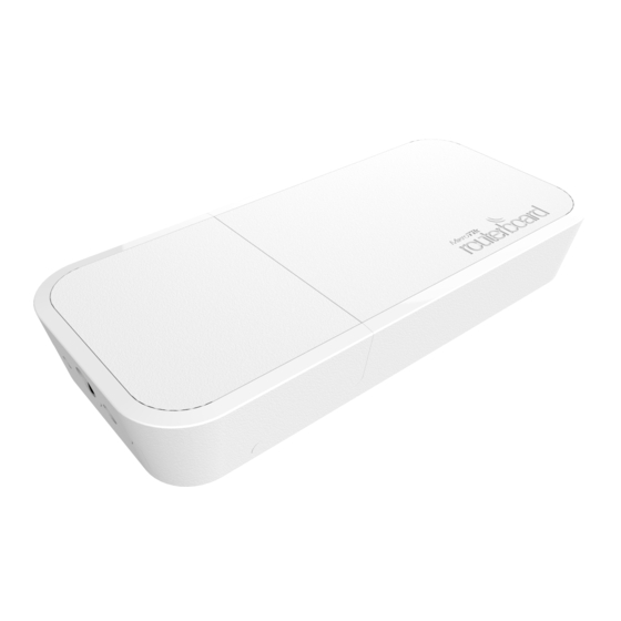 MikroTik RBFTC11 Quick Manual