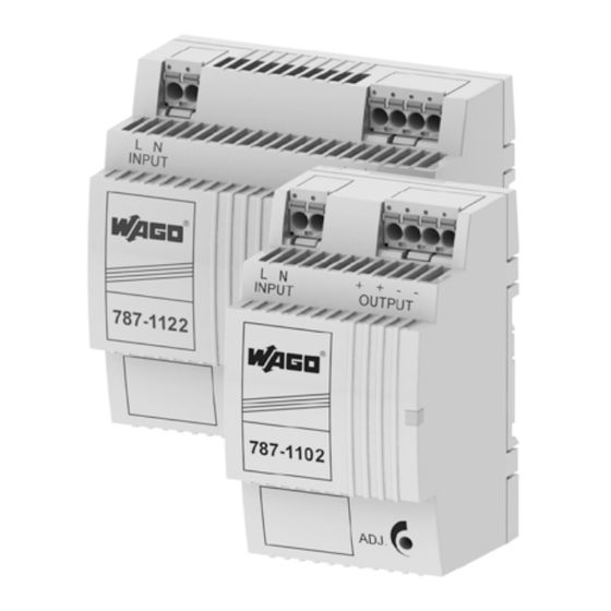 WAGO EPSITRON-Compact-Power Instruction Manual