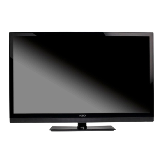 Vizio E320VT Quick Start Manual