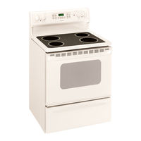 GE RB525HWH - 30 Inch Electric Range Owner's Manual And Installation Instructions
