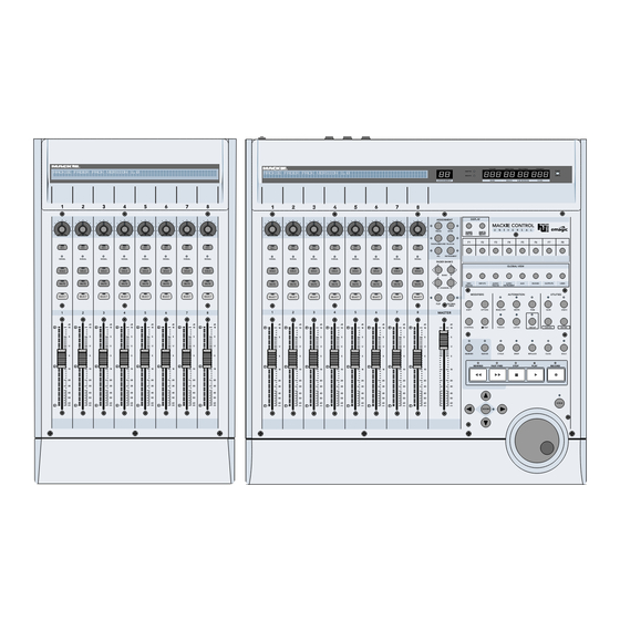 Mackie Control Universal/Control Extender Quick Start Manual