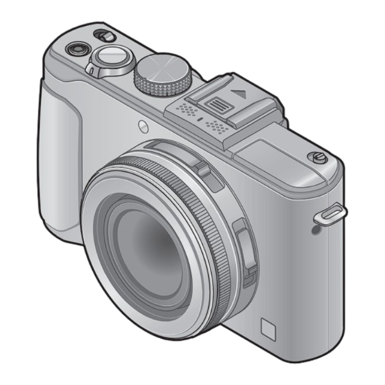 Panasonic DMC-LX7 Lumix Basic Operating Instructions Manual