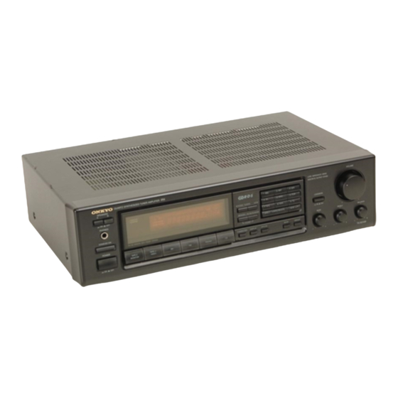 Onkyo TX-8210 Service Manual