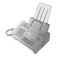 Sharp UX-E800 Operation Manual