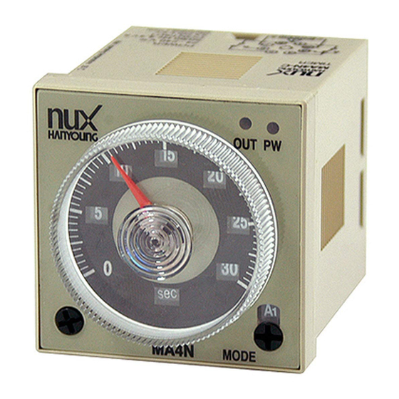 HANYOUNG NUX MA4N-A Instruction Manual