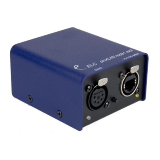 ELC dmXLAN node1 User Manual