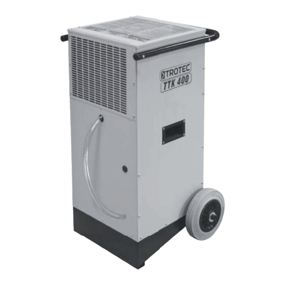 Trotec TTK 400 Operating Manual