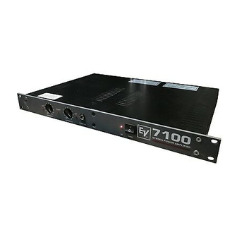 Electro-Voice 7100 Specification Sheet