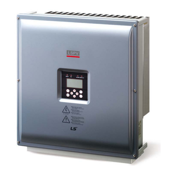 User Manuals: LSIS LSPV Series Solar Inverter