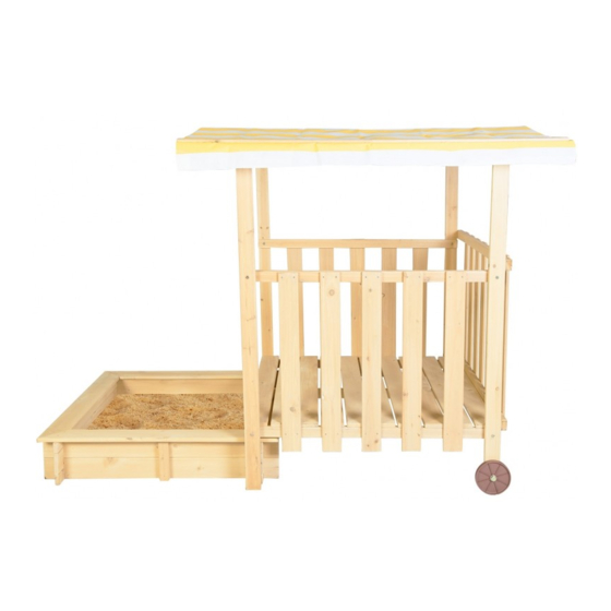 LifeSpan Kids Jack Sandpit with Canopy on Wheels Owner's Manual