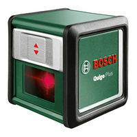 Bosch Quigo Plus Instructions Manual