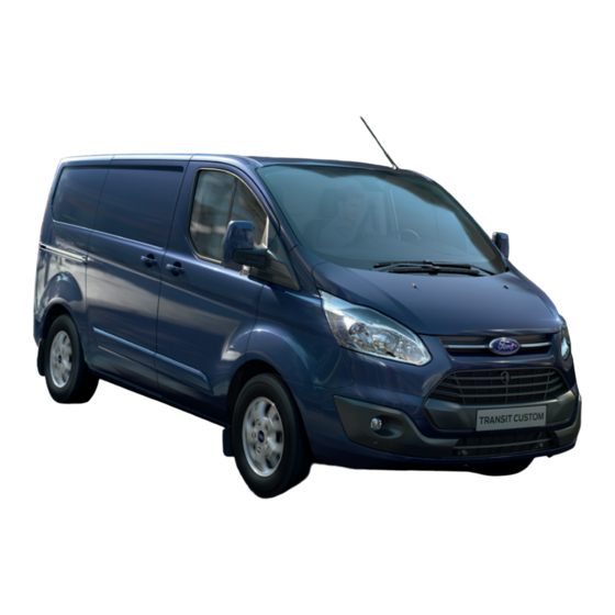 Ford TRANSIT CUSTOM 2015 Owner's Manual