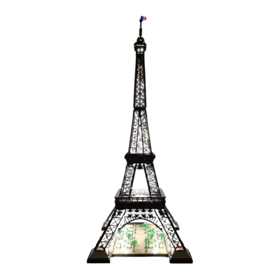 Glow Bricks Lego Eiffel Tower 10307 Manuals